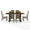thumbnail image 4 of Crosley Furniture Joanna 7-Piece Dining Table Set in Dark Oak/Creme, 4 of 10