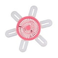 thumbnail image 1 of Ventilador de techo con luz y enchufe E27 para el hogar, lavandería, garaje Rosa, 1 of 6