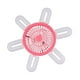 thumbnail image 1 of Lámpara de ventilador con casquillo E27, pequeña lámpara de ventilador de techo para sala de estar, balcón y dormitorio. Rosa, 1 of 6
