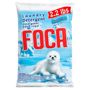 (4 pack) Foca Powder Laundry Detergent for Tough Stains, Enzyme Formula, 2.20 lbs