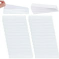 thumbnail image 1 of 100 juegos de etiquetas autoadhesivas de plástico transparente para contenedores de almacenamiento, bolsillos transparentes para tarjetas de índice con soportes de plástico para etiquetas de papel., 1 of 5