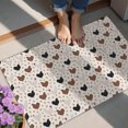 thumbnail image 4 of White Chicken Heart Pattern Door Rugs,Washable Non Slip Door Mats Indoor,Decorative Door Mats,Entry Mat Indoor for Entrance,Bedroom,Kitchen,Bathroom,20"x32", 4 of 6