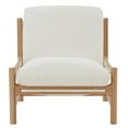 thumbnail image 2 of Safavieh Damalie Wood  Accent Chair in Ivory / Natural, 2 of 7