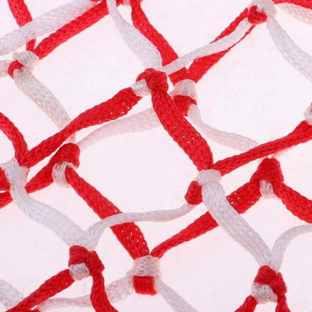 pitrice Mesh Ball Bag Basketball Ball Carry Mesh Multifunctional Football Storage Net Bag Holder White Red