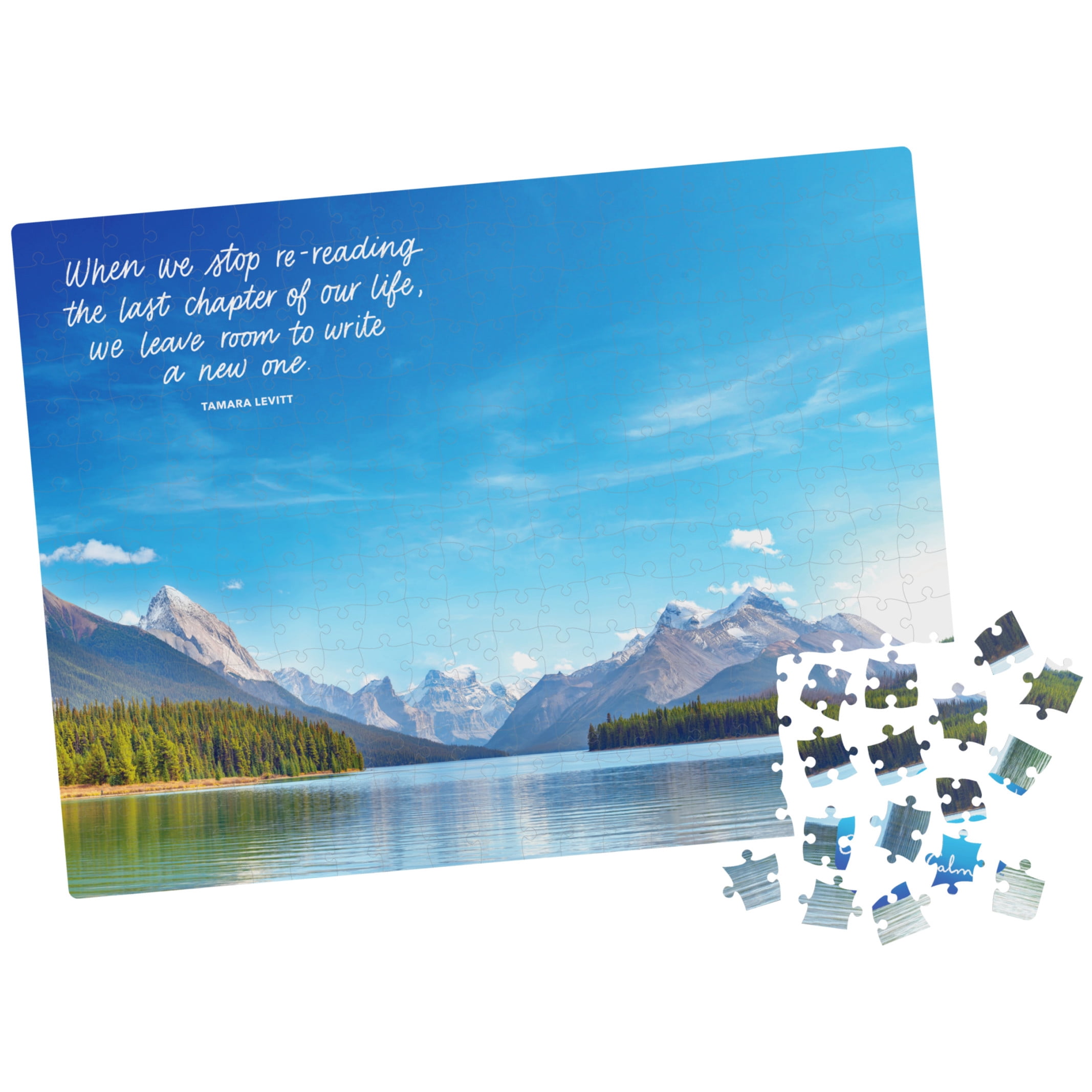 300-Piece Calm Jigsaw Puzzle for Stress Relief, Jasper Lake