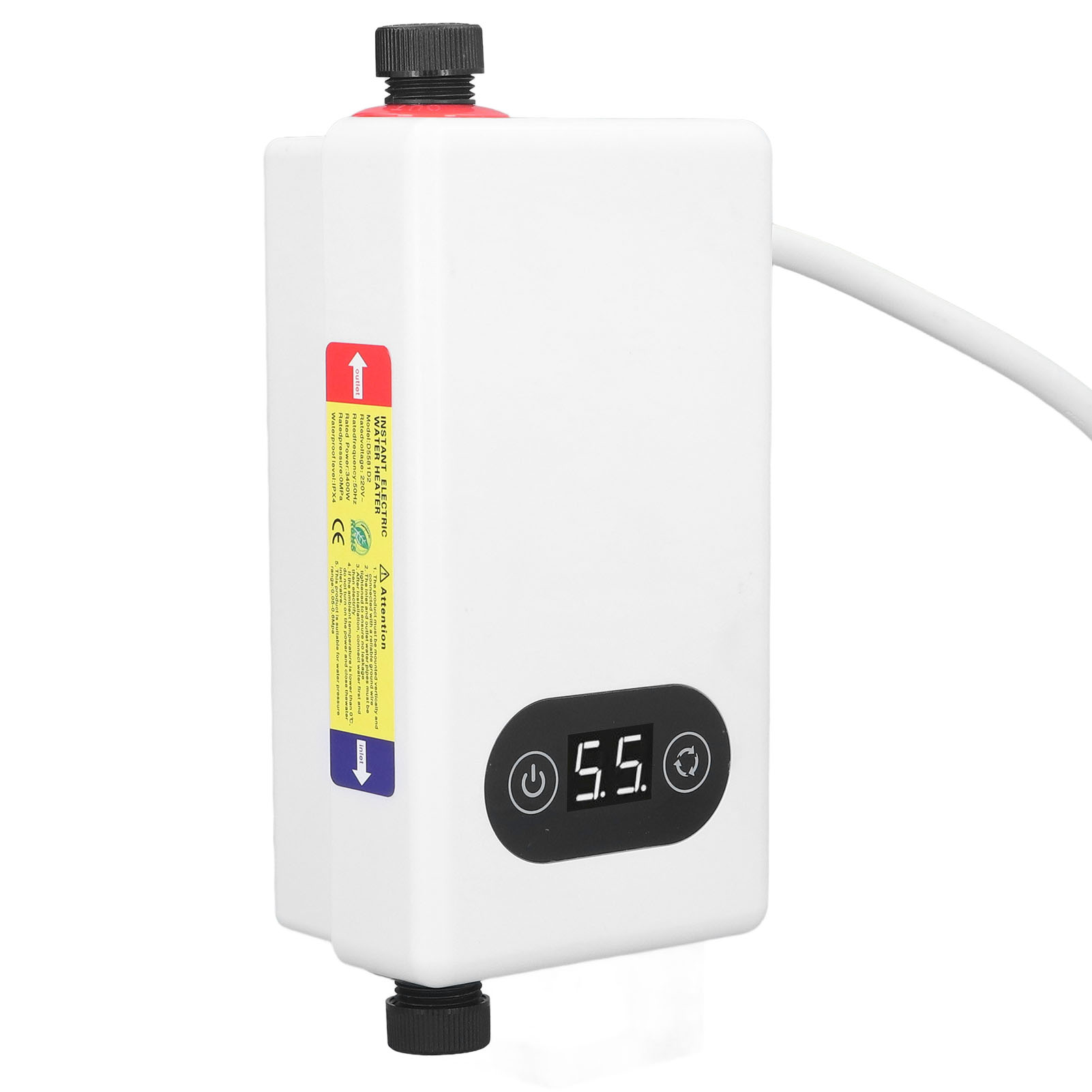 Tankless Water Heater, Frequency Conversion Electric Water Heater For  Bathroom - Walmart.com