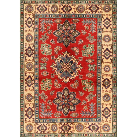 Ahgly Company Machine Washable Indoor Rectangle Traditional Brass Green Area Rugs, 2' x 4'