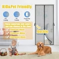 thumbnail image 3 of Magnetic Sliding Screen Door-Fit 72x80inch Door-Screen Door Itself Size 74x81inch-Screen Door Mesh for Sliding Glass Door French Door Keeps Bugs Mosquito Out for Interior Door Patio Outdoor Sun House, 3 of 14