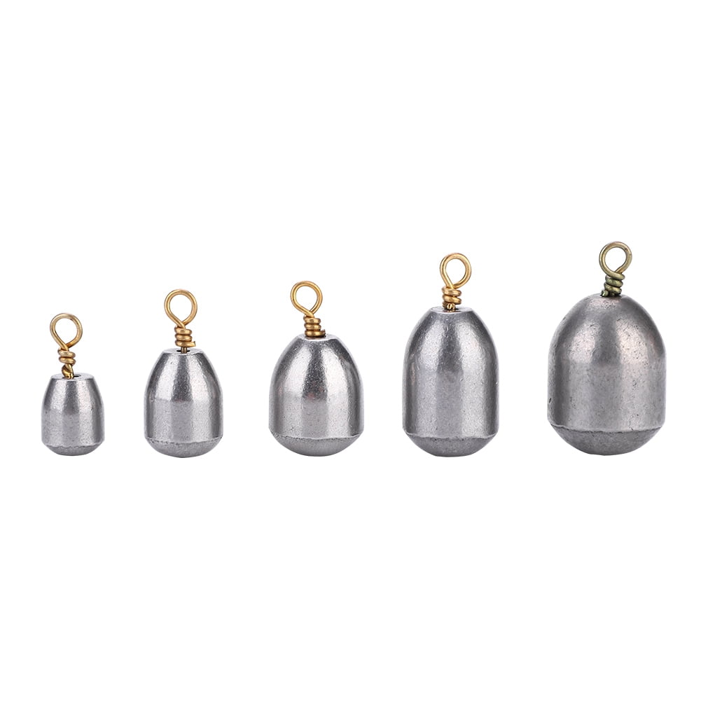 Mgaxyff Fishing Iron Weights,20pcs Outdoor Fishing Sinkers Weight Set  Angler Tackle Accessory, Fishing Accessory 