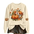 thumbnail image 4 of Bovemsi Sweatshirt for Women Fall Cute Pumpkin Graphic Crewneck Long Sleeve L, 4 of 4