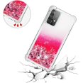 thumbnail image 5 of Compatible with Samsung Galaxy A52 5G Case Glitter Liquid Cute Clear Phone Case Floating Quicksand Shockproof Protective Bumper Silicone TPU Case for Samsung Galaxy A52 5G Love Pink YB, 5 of 12