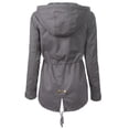 thumbnail image 4 of MixMatchy Women's Casual Lightweight Military Safari Anorak Utility Jacket, 4 of 7