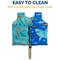 thumbnail image 3 of SwimWays Swim Vest, Learn To Swim Personal Flotation Device for Swim Training, Pool Floats & Swimming Pool Accessories for Kids 2-4 Years, Shark, 3 of 7