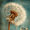 Dandelion Seeds, variant on UXIEQU Vintage Animal Sketch Canvas Wall Art Print 15.75x11.81 Inches