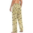 thumbnail image 6 of Yellow Flowers Ghost Pajama Pants, Men's Lounge Pants Light with Drawstring and Pockets, Christmas New Year Birthday Father's Day Gifts, Medium, 6 of 7
