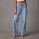thumbnail image 3 of Pantalones vaqueros holgados de pierna ancha para mujer, pantalón vaquero Sexy de longitud completa, cintura alta, verano, nueva moda, 3 of 5