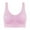 Pink, variant on Gmluru Bras for Women Large Bust Hot Drill Comfortable Non - Underwire Comfortable One - Piece Gathering Non - Trace Vest Type Breathable Bra Underwear Blue