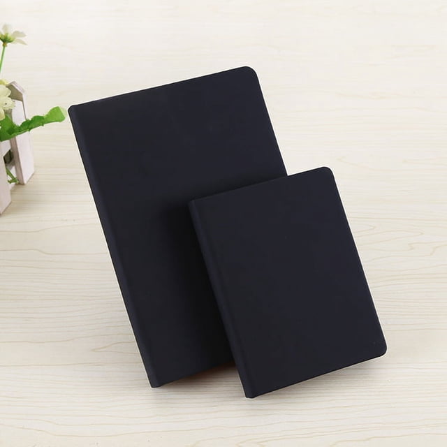 Cuaderno de bocetos de línea de estudiante de oficina de bolsillo tamaño A5, cuaderno de grafiti negro, tamaño A6