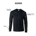 thumbnail image 3 of Gildan Ultra Cotton Long Sleeve T-Shirt, Style G2400, Multipack X-Large Forest Green (2-pack), 3 of 4