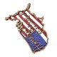 thumbnail image 1 of Decoración Del Día De La Independencia Americana, Adorno De Bandera Americana Pintado A Mano De Madera De Boj Duradero Para Dormitorio Para Puerta ANGGREK Otros, 1 of 8