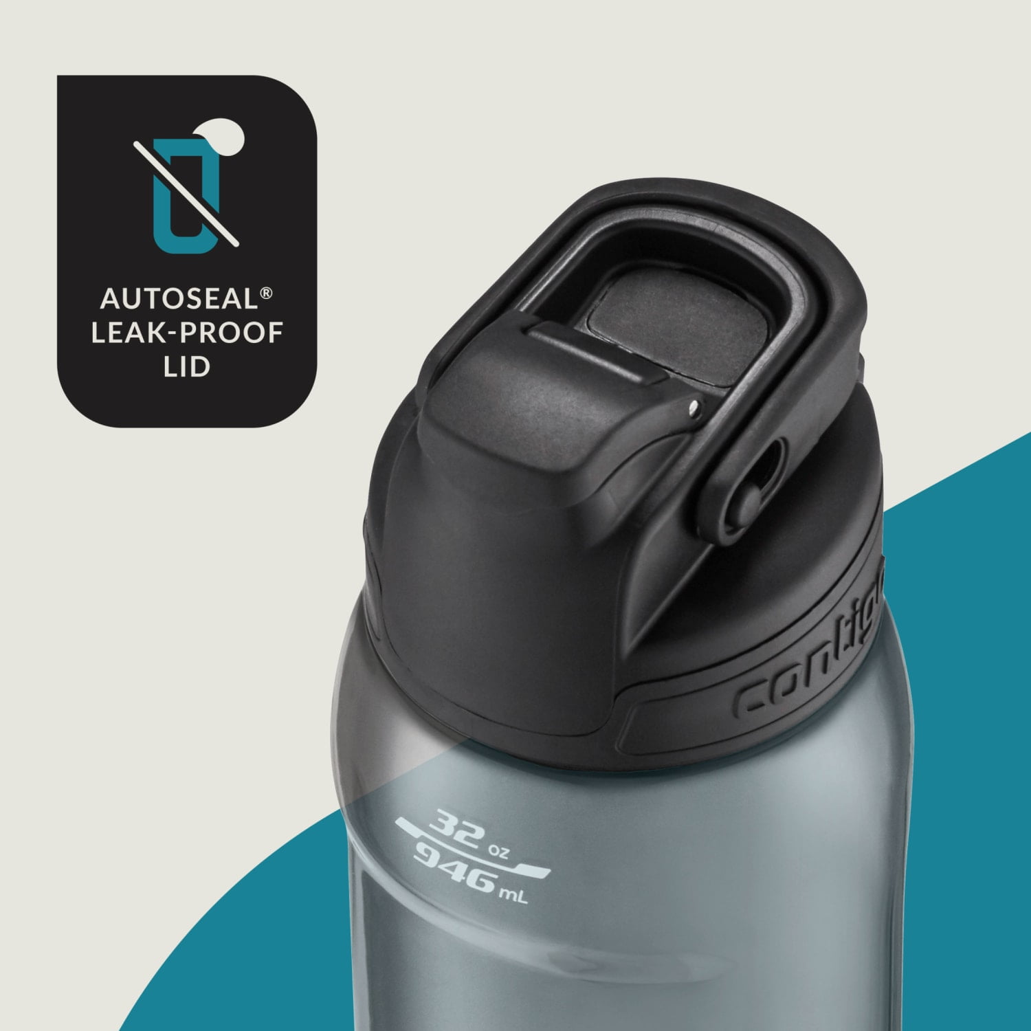 Contigo Fit Water Bottle with AUTOSEAL Lid, 32oz - Walmart.com