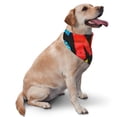thumbnail image 2 of Lsque Sml Jeffy Printing Dog Bandana ,Cat Scarf Adjustable Bib Handkerchief Accessories for Dogs Cats,Pet scarf,Pet fashion, 2 of 8