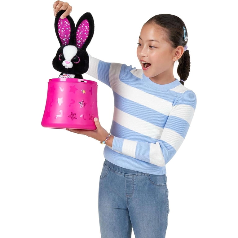 Pets Alive Magic Bunnies Sootie Surprise Mystery Plush Hat (BLACK