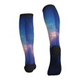 thumbnail image 4 of Compression Socks for Women and Men - Night Sky Elk Compression Socks Circulation for Workout, 4 of 8