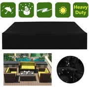 Outdoor Furniture Rain Cover Patio Garden Wicker Sofa Set Dustcoat Breathable Protective Cover Furniture Accessories