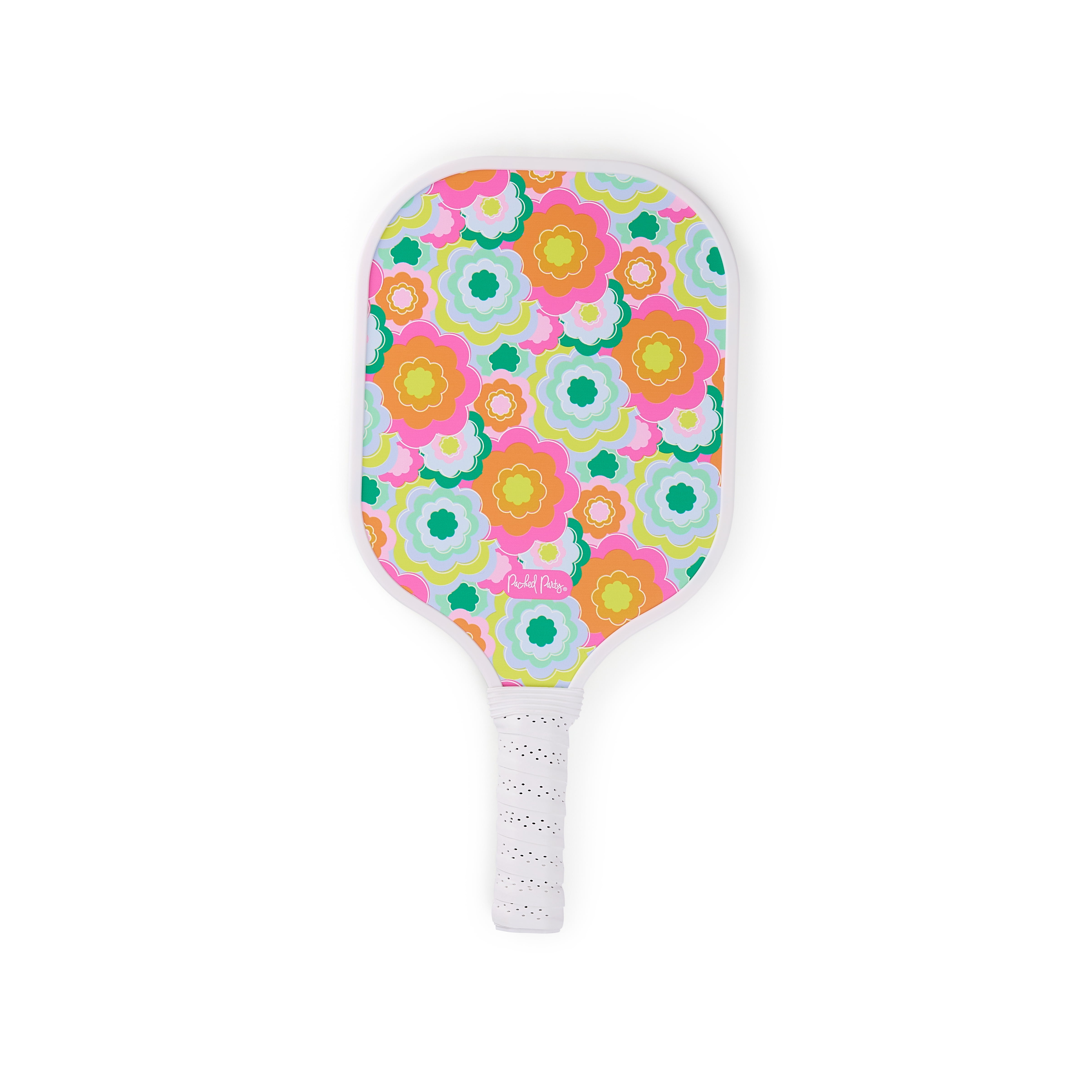 Packed Party Floral Pickleball Set, 2 Paddles, 2 Balls