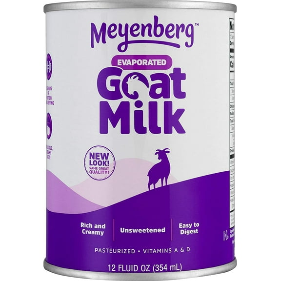 (Pack of 12) Meyenberg Evaporated Goat Milk, 12 fl oz