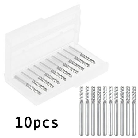 

Supplies End Mill Tools 1/8Inch 3mm Shank Engraving For CNC Machinery Portable