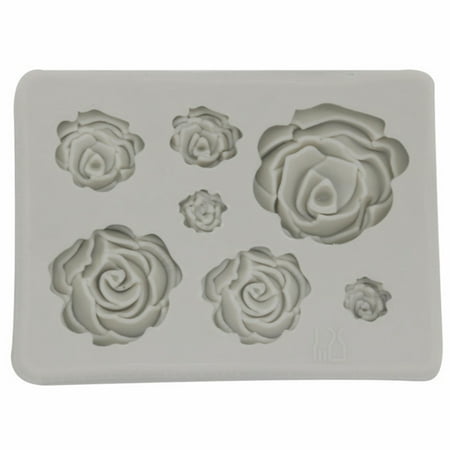 

New Cake Mold Rose Flower Fondant Silicone Mold Diy Chocolate Baking Tools Safe and Easy to Clean