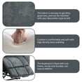 thumbnail image 7 of Bonzy Home Reclining Loveseat 2-Seat Manual Recliner Sofa with Hidden Armrest Cup Holders, Breathable Fabric, Grayish Green, 7 of 7