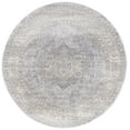 thumbnail image 2 of SAFAVIEH Brentwood Dimas Oriental Area Rug, Gray/Beige, 6'7" x 6'7" Round, 2 of 11