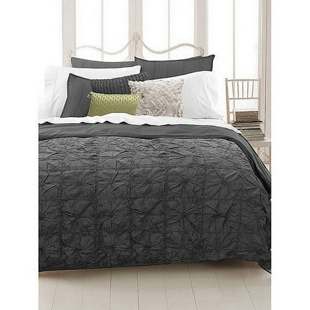 Knotted Squares 3 Pc Duvet Set, Full- Gr