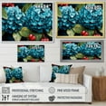 thumbnail image 4 of Designart "Majestic Mountain Panorama Blue and Green II" Landscapes Wall Art - Country Blue Mountains Hallway Wall Art Decor, 4 of 4