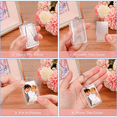 thumbnail image 6 of 32PCS Acrylic Photo Frames Keychain Holder Insert Blank Keyring for DIY Craft 2.2 X 3 Inch, 6 of 7