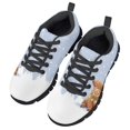 thumbnail image 3 of Chririnla Highland Cattle Shoes for Kids Size 10.5 School Sneakers Mesh Slip on Walking Shoes Anti Slip Lace up Athletic Running Shoe with Snowflake Print, 3 of 7