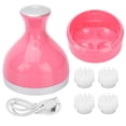 thumbnail image 5 of Morfone Electric Head Scalp Massager, IPX7 Waterproof Washable Kneading Electronic Scalp Massager for Cat (Pink), 5 of 10
