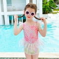 thumbnail image 6 of GYRATEDREAM Girls One Piece Swimsuits Sleeveless Swimsuits Beach Swimwear Bathing Suits for 2-3 Years, 6 of 9