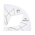 thumbnail image 3 of 11 Pcs DIY Quilting Template Set Domestic Sewing Acrylic Templates Ruler Series 5 for DIY Machine Quilting Ruler, 3 of 6