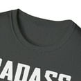 thumbnail image 3 of Badass Dad, Gildan Unisex Softstyle T-Shirt, Bonus Dad Graphic Shirt, S-3XL, 3 of 3