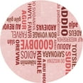 thumbnail image 1 of Ahgly Company Machine Washable Indoor Round Transitional Light Rose Pink Area Rugs, 6' Round, 1 of 1