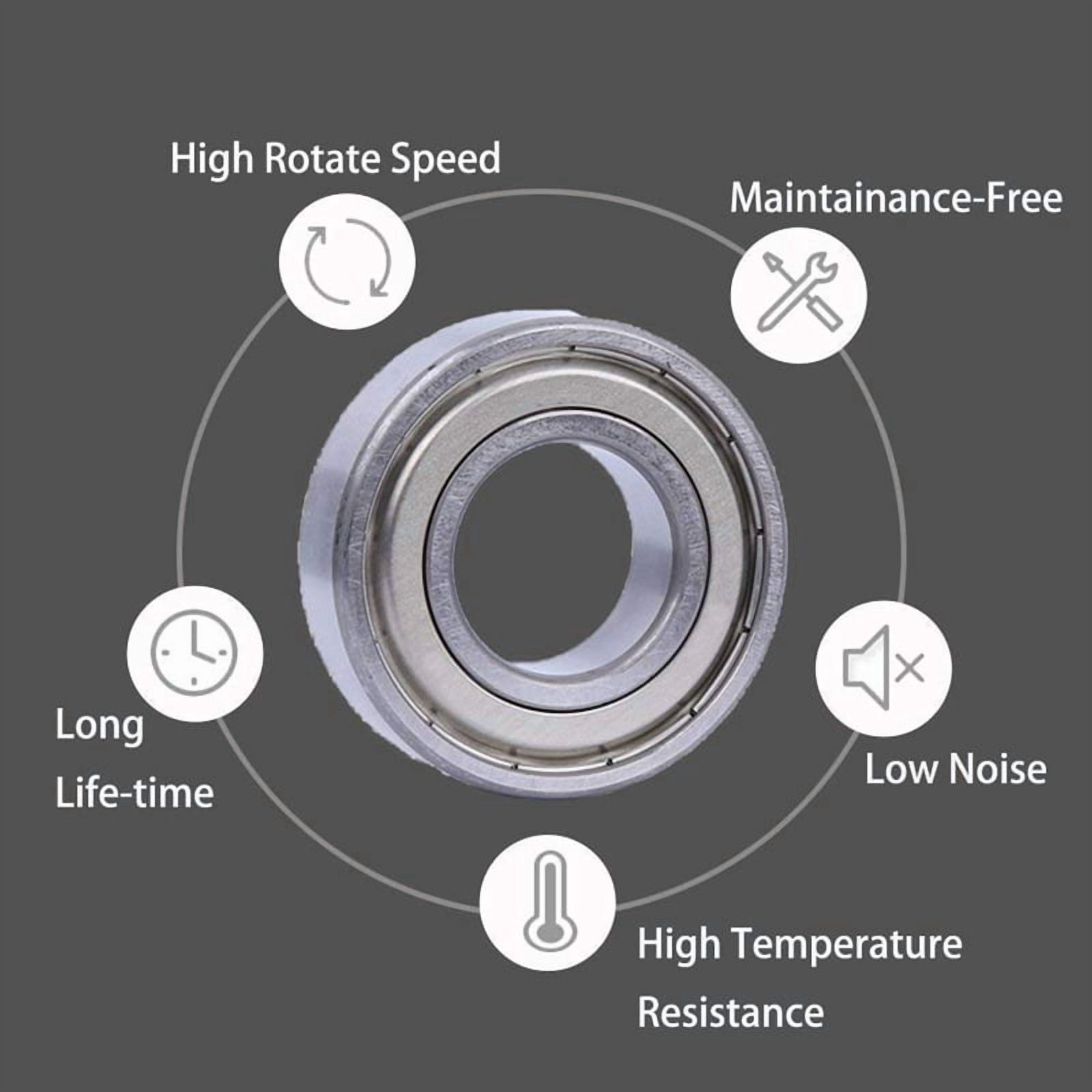 150Pcs 608 ZZ Ball Bearings, Metal Double Shielded Miniature Deep Groove Skateboard Ball Bearings (8mm X 22mm X 7mm)