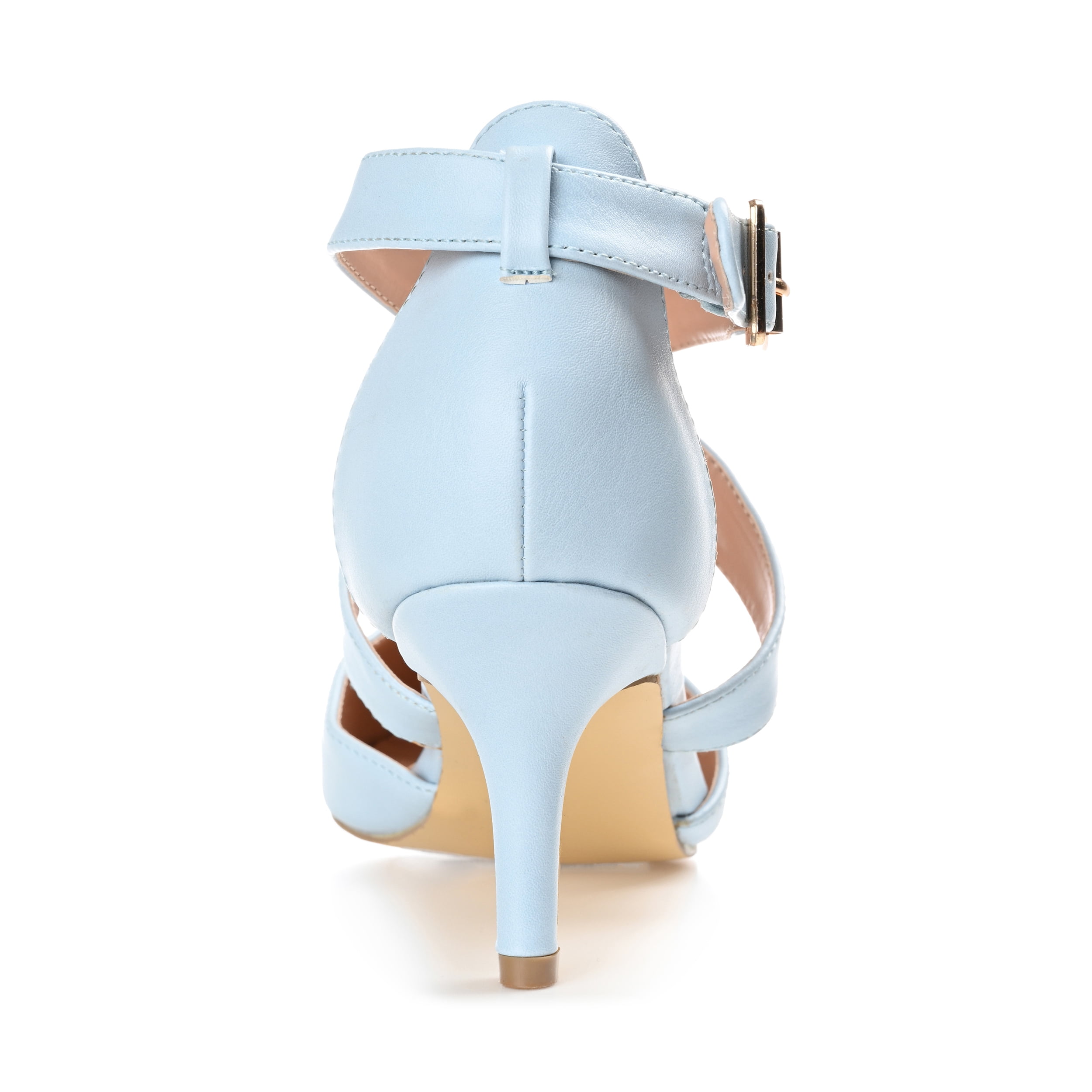 Journee Womens Riva Pointed Toe Mid Heel Pumps, Widths Available