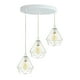 thumbnail image 1 of Lampara Colgante Vintage, Luz Ideal, Charola Rubí Blanco, 1 of 4
