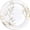 Gold Floral, variant on PLASTICPRO 32-piece Gold Floral Plastic Plates Disposable Heavy Duty Elegant Plate for Party, 7'' & 10''