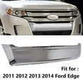 thumbnail image 3 of Front Lower Bumper Grille Moulding FO1087132 Fit for 2011 2012 2013 2014 Ford Edge, Chrome, 3 of 6