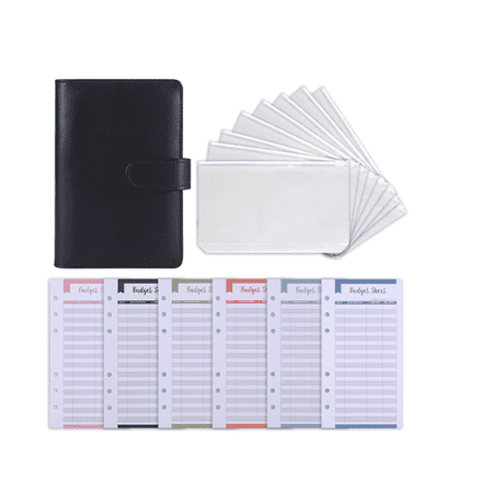 CCOCC 2026 New Small Notebook Comes with A Time Planning Template Budget Book Suitable As A Gift Mini Notebook Black for Daily Planning Budgeting Organization Work School Travel.